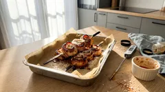 Ślimaczki z kurczaka w boczku na patyczkach – szybka przekąska z efektem wow