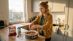 Ciasto z mrożonymi truskawkami: prosty przepis na wilgotny placek bez owocowej kałuży