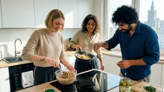 Lekka jak mus pasta z fasoli z jabłkiem i orzechami: 4 kroki, które wydobywają smak