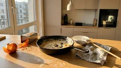 Kotlety mielone w gęstym sosie śmietanowym z patelni – smak „jak u mamy” bez długiego duszenia