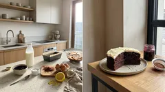 Jak upiec wilgotne ciasto czekoladowe na kefirze: trik z sodą, porzeczką i lekkim kremem