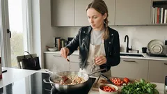 Domowe czaszuszuli z kurczakiem – prosty przepis na gęsty sos pomidorowy z charakterem