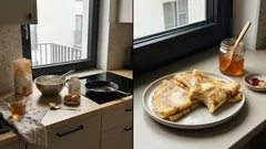 Trójkątne placki na kefirze w 15 minut – miękkie w środku, rumiane na wierzchu