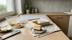 Magiczne ciasto waniliowe, które samo tworzy trzy warstwy — proporcje i pieczenie bez wpadek