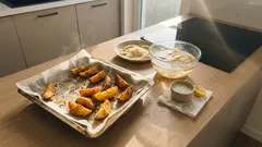 Pieczone ziemniaki jak z restauracji: prosty trik z wodą i podwójną panierką