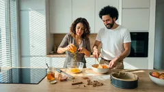 Keks marchewkowo-pomarańczowy z miodem, czyli wilgotne ciasto bez białego cukru