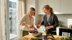 Sałatka z buraków z jajkiem i kiszonym ogórkiem, która smakuje jak wiosna