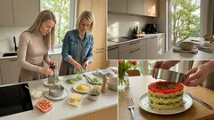 Sałatka warstwowa „Kobiece łzy” na Dzień Kobiet – efekt wow w 20 minut