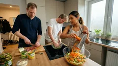 Chrupiąca sałatka w 10 minut bez gotowania: prosty trik, żeby nie puściła wody