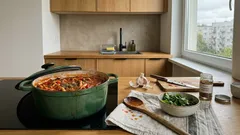 Postne czaszuszuli z boczniaków: gęsty pomidorowy gulasz, który naprawdę syci