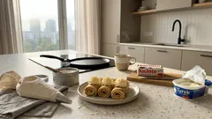 Naleśniki jak z cukierni: ruloniki ze stabilnym kremem z serka śmietankowego