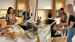 Mięsne gniazda z piekarnika z farszem pieczarkowym i serem – prosty obiad z mielonego