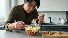 Sałatka warstwowa z burakiem i orzechami, która znika pierwsza ze stołu