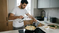 Leniwe chaczapuri z lawaszu w 10 minut: serowy hit z patelni