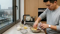 Soczysta zapiekanka z twarogu: trik z mrożonymi wiśniami i cytryną, który zawsze działa