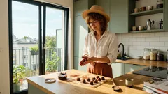 Kawowe trufle z gorzkiej czekolady: aksamitna masa i prosty patent na formowanie