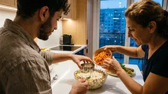 Sałatka z szynką i marchewką po koreańsku, która znika pierwsza z miski