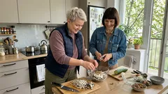 Warstwowa sałatka z czarnej rzodkwi i ogórka — wystarczy chwila w lodówce, a smakuje najlepiej