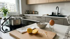 Złote jajko na twardo: prosty trik z kieliszkiem, który daje gładki środek