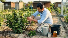 Czarna porzeczka obsypana owocami: nawożenie i cięcie krok po kroku